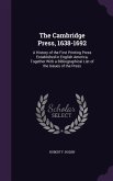 The Cambridge Press, 1638-1692