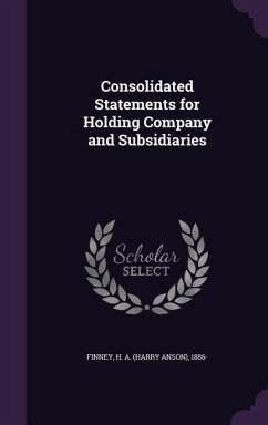 Consolidated Statements for Holding Company and Subsidiaries - Finney, H a