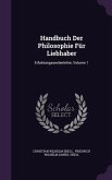 Handbuch Der Philosophie Für Liebhaber