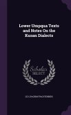 Lower Umpqua Texts and Notes On the Kusan Dialects