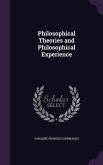 Philosophical Theories and Philosophical Experience