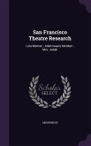 San Francisco Theatre Research: Lola Montez; Adah Isaacs Menken; Mrs. Judah