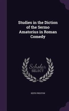 Cover Studies in the Diction of the Sermo Amatorius in Roman Comedy