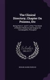 The Clinical Directory, Chapter On Poisons, Etc