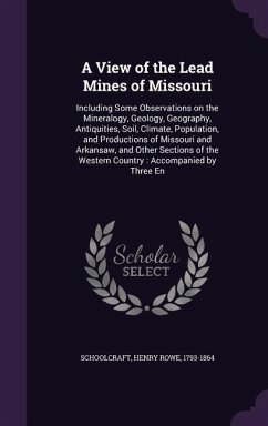 A View of the Lead Mines of Missouri: Including Some Observations on the Mineralogy, Geology, Geography, Antiquities, Soil, Climate, Population, and - Schoolcraft, Henry Rowe