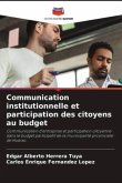 Communication institutionnelle et participation des citoyens au budget