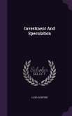 Investment And Speculation