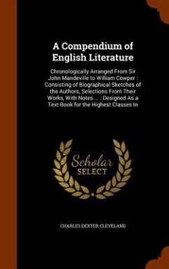 A Compendium of English Literature - Cleveland, Charles Dexter