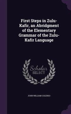 First Steps in Zulu-Kafir, an Abridgment of the Elementary Grammar of the Zulu-Kafir Language - Colenso, John William