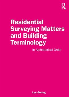 Cover Residential Surveying Matters and Building Terminology (eBook, PDF)
