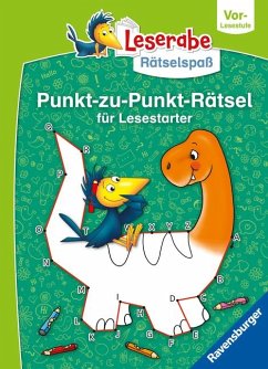 Ravensburger Leserabe Rätselspaß: Punkt-zu-Punkt-Rätsel für Lesestarter - Vor-Lesestufe, Rätselbuch ab 5 Jahre - Gregor, Rina