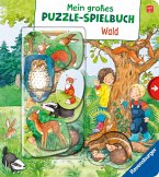 Mein großes Puzzle-Spielbuch: Wald