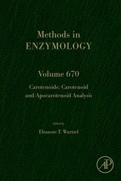 Carotenoids: Carotenoid and Apocarotenoid Analysis (eBook, ePUB)