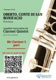 Bb Clarinet 3 part of "Oberto" for Clarinet Quintet (fixed-layout eBook, ePUB)