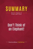 Summary: Don't Think of an Elephant!