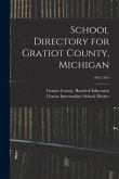 School Directory for Gratiot County, Michigan; 1953-1954