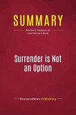 Summary: Surrender is Not an Option