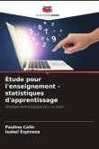 Étude pour l'enseignement - statistiques d'apprentissage