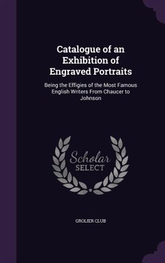 Cover Catalogue of an Exhibition of Engraved Portraits
