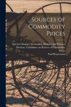 Sources of Commodity Prices - Wasserman, Paul