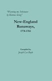 &quote;Wasteing my Substance by Riotous living&quote;: New-England Runaways, 1778-1783
