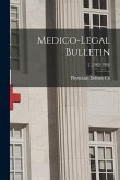 Medico-legal Bulletin; 1, (1902-1903)