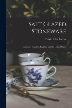 Salt Glazed Stoneware: Germany, Flanders, England and the United States - Barber, Edwin Atlee