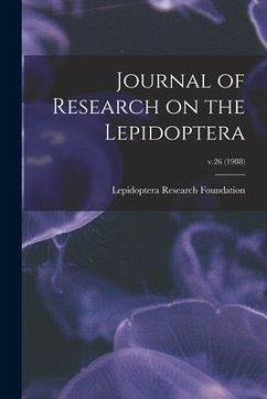 Journal of Research on the Lepidoptera; v.26 (1988)