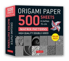 Cover Origami Paper 500 sheets Matrix Patterns 6