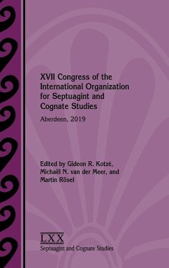 XVII Congress of the International Organization for Septuagint and Cognate Studies