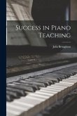 Success in Piano Teaching