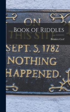 Book of Riddles - Cerf, Bennett