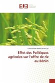 Effet des Politiques agricoles sur l'offre de riz au Bénin