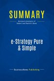 Summary: e-Strategy Pure & Simple