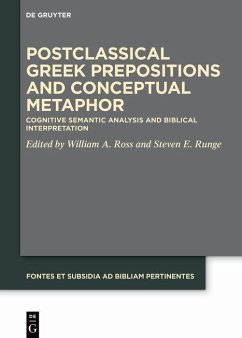 Cover Postclassical Greek Prepositions and Conceptual Metaphor (eBook, PDF)