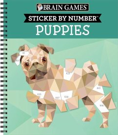 Brain Games - Sticker by Number: Puppies - Publications International Ltd; Brain Games; New Seasons