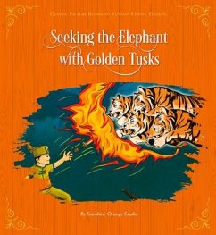 Seeking the Elephant with Golden Tusks - Sunshine Orange Studio