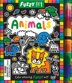 Fuzzy Art Animals - Hibbert, Melanie