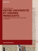Entre Université et ordres mendiants (eBook, ePUB)