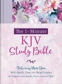 The 1-Minute KJV Study Bible (Lavender Petals): Featuring Nearly 900 Quick, Easy-To-Read Entries on Scripture's Key People, Places, Events, and More