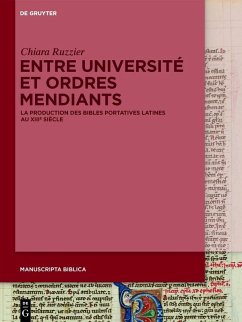 Entre Université et ordres mendiants (eBook, PDF) - Ruzzier, Chiara