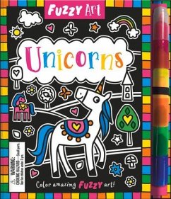 Fuzzy Art Unicorns - Hibbert, Melanie