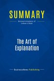 Summary: The Art of Explanation