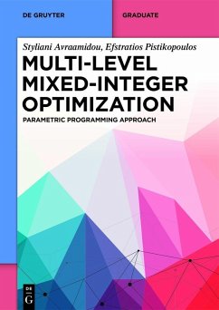 Multi-level Mixed-Integer Optimization (eBook, PDF) - Avraamidou, Styliani; Pistikopoulos, Efstratios