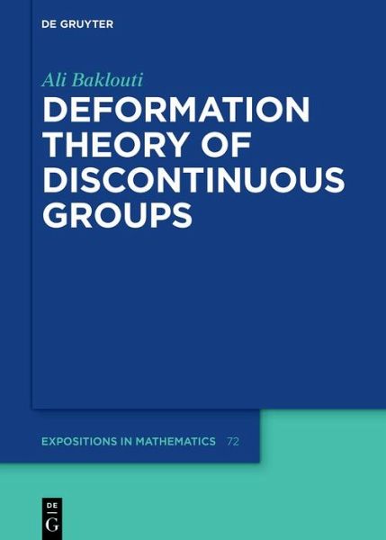 Deformation Theory of Discontinuous Groups (eBook, PDF) Deformation Theory of Discontinuous Groups (eBook, PDF)