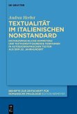 Textualität im italienischen Nonstandard (eBook, PDF)