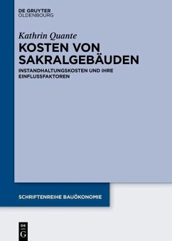 Cover Kosten von Sakralgebäuden (eBook, PDF)