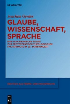 Glaube, Wissenschaft, Sprache (eBook, PDF) - Gerdes, Joachim