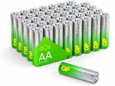 1x40 GP Super Alkaline AA Mignon Batterien Blister 030E15AS40-2