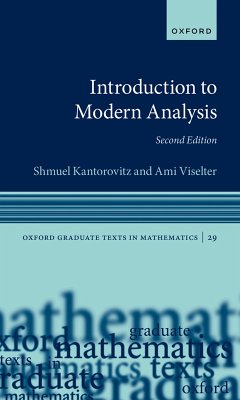 Introduction to Modern Analysis (eBook, PDF) - Kantorovitz, Shmuel; Viselter, Ami